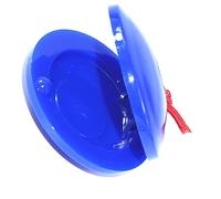 RASTKY Castagnettes à Doigts pour Enfants, Joli Instrument de Percussion en Plastique, Améliorant la capacité de Perception Musicale pour les Enfants, L'interaction des Parents (bleu foncé)