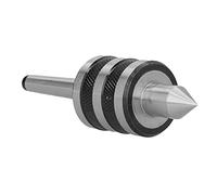 RASTKY Centre Conique en Acier Rapide avec un Bon équilibre pour Entraînement de Tour, Centre en Direct de Gaufrage Noir MT1, Diamètre de Cylindre de Pointe de 0,7 Pouces, Tours, Travail du Bois