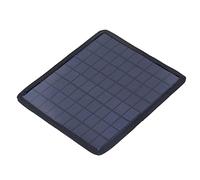 RASTKY Chargeur de Batterie Solaire Pliable 6 W 18 V, Panneau de Charge pour L'entretien de la Batterie de Voiture, adapté aux Travaux en Extérieur, Matériau en Polysilicium, 9,2 Oz