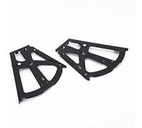 RASTKY Charnière à Cadre Rabattable Exquise à 2 Couches pour Armoire à Chaussures, Charnières à Cadre Rabattable, Acier laminé à Froid, Matériau Noir pour un Retournement en Douceur de L'armoire à