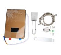 RASTKY Chauffe-eau électrique instantané sans Réservoir pour Douche Domestique, Bouton Tactile à écran LED 220 V 6 500 W, Sûr et Longue Durée de Vie pour les Grandes Familles, Salle de Bain