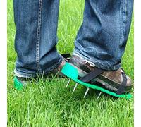 RASTKY Chaussures d'aérateur de Pelouse Chaussures de l'herbe - Garden Yard Sandales de Pointe Aératives pour Aération du Sol Efficace