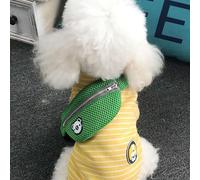 RASTKY Chemise Rayée en Coton pour Animaux de Compagnie, pour Petits Chiens, Bichons, Scènes Quotidiennes d'automne et d'hiver pour Un Port Confortable (L)