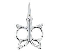 RASTKY Ciseaux à Broder élégants Lames Incisives Légers Portables Argentés pour Travaux Manuels de Couture Petits Ciseaux de Couturière en Acier Inoxydable, 1 X à Broder