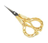 RASTKY Ciseaux de Couture de Précision, Ciseaux à Pointe Pointue Ultra Tranchante pour la Broderie et le Quilting, Conception Ergonomique, Ménagers Légers (GOLD)