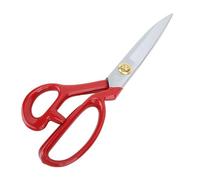 RASTKY Ciseaux de Couture sur Mesure en Acier Inoxydable Antirouille avec Poignée Ergonomique en Caoutchouc pour la Couture et les Travaux Manuels pour la Plupart des Personnes D'âge (Poignée rouge