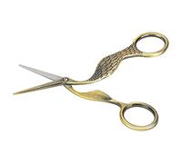 RASTKY Ciseaux de Couture Vintage Pointus en Acier Inoxydable pour Travaux Manuels, Ciseaux de Broderie en Forme D'oiseau pour la Couture, les Travaux Manuels et Plus Encore (Bronze)