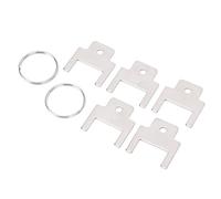 RASTKY Clé de Distributeur de Serviettes en Papier Durable Universelle 770301 Clé de Remplacement pour Distributeurs Kimberly Clark pour Usage Domestique et Commercial en Acier Inoxydable Lot de 5