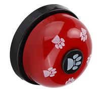 RASTKY Cloche de Dressage Portable pour Animaux de Compagnie avec Grand Bouton, Matériau en Plastique et Métal Durable, 2,7 Pouces de Diamètre, Améliore la Relation avec Les Animaux de Compagnie,