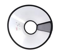 RASTKY Collier élisabéthain Transparent pour Animaux de Compagnie, Prévention des Morsures, Cône de Récupération en Plastique pour Chien Après Une Chirurgie pour Chiot (6#)