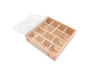 RASTKY Combo Labyrinthe Tunnel pour Hamster avec Couvercle en, Jouet D'exploration Amusant pour Petits Rongeurs, Assemblage et Nettoyage Faciles, Bois de Pin, 9,6 X 9,6 X 2,8 Pouces