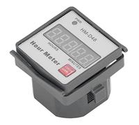 RASTKY Compteur Horaire Numérique, Outil de Synchronisation de Haute Précision pour le Contrôle de Systèmes Variés, Jauge ABS pour Minuterie D'heure de Travail, AC 220-240 V