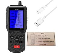 RASTKY Compteur Numérique de qualité de L'air CO2 TVOC HCHO, Moniteur de Température et d'humidité pour Chambre à Coucher, Dortoir, Matériau Plastique, 1 Câble USB