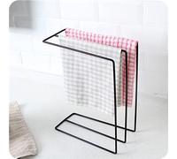 RASTKY Comptoir de Cuisine Étendoir à Linge Fer à Vaisselle Porte-serviettes Plat Debout Chiffon Cintre de Rangement Cuisine Salle de Bain Évier Buanderie (BLACK)