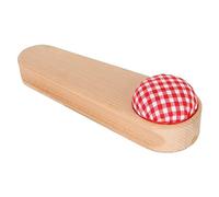 RASTKY Conception de Coussin à épingles à Claquettes de Tailleur - Outil de Couture à Claquette en Bois Durable pour le Repassage, le Lissage des Manches et du décolleté - Clap de Courtepointe
