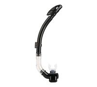 RASTKY Confortable Full Sec, Tuba avec Un Porte-Parole en Silicone Respiration Facile à Faire de la Plongée avec Tuba, Plongée sous-Marine et Natation (Black)