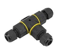 RASTKY Connecteur de Boîte de Jonction à 3 Broches en Forme de T étanche IP68 pour Lumières Extérieures, Durable et Sûr pour les Lampadaires, Manchon de Câble Souterrain