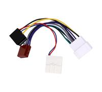 RASTKY Connecteur de Faisceau de Câbles ISO Standard pour Autoradio, Connexion de Circuit Stable, Accessoire Pratique de Remplacement Audio pour Véhicules de Tourisme Quotidiens