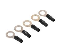 RASTKY Connecteur d'extrémités de Bornes en Cuivre, Cosses de Fil 8GA pour Boîte de Distribution, Diamètre Intérieur de 12mm, Kit de Connecteur de Fil Robuste