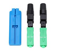 RASTKY Connecteur Optique Rapide intégré SC/, 100 Pièces, FTTH, Faible Perte d'insertion, Conception Réutilisable, Réparation et Transmission Idéales