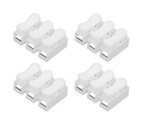 RASTKY Connecteur Rapide Serre-Câble Bornier Bloc à Ressort 200 Pièces Câblage Rapide pour Fournitures Industrielles Appareils Ménagers Presse à Fil de Commande Électrique (CH-3)