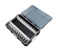 RASTKY Conteneur de Stockage de Crochet de Gabarit de Calmar, Boîte de Rangement Transparente Durable pour Les Amateurs de Pêche en Mer, Boîte de Matériel en ABS pour des Expéditions de Pêche