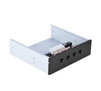 RASTKY Contrôleur d'alimentation de Disque Dur Sélecteur de Disque Efficace avec Indicateurs d'alimentation pour Une Alimentation étendue, Parfait pour Les Amateurs de Contrôle de Dur Gris