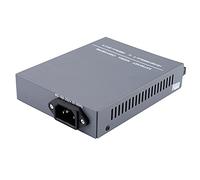 RASTKY Convertisseur de Fibre SC10/100/1000M Conversion de Signal Optique Ethernet, Norme IEEE802.3z/AB 1000Base-T, 1000Base-SX/LX, Port RJ45, Port Optique SC