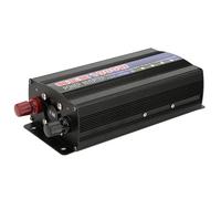 RASTKY Convertisseur de Puissance Efficace D'inverseur d'onde Sinusoïdale Pure de 1000W pour L'usage à la Maison de Voiture Convertisseur de Tension de CC à Ca D'alliage D'aluminium (DC12V à AC220V)