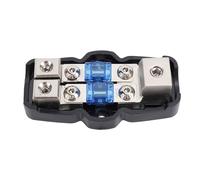 RASTKY Convient pour Le Kit de Bloc de Distribution D'énergie à Fusible Efficace Mini ANL avec Fusibles 60 A 80 A 100 pour Système d'alimentation Automobile RV Yacht, PC + Métal