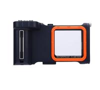 RASTKY Coque de Téléphone sous-Marine pour Plongée à 15 M de Profondeur, Film Pet HD, Adaptée aux Activités de Plage (Bleu + Orange)