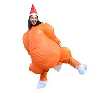 RASTKY Costume de Dinde Gonflable de Noël, Imperméable, Gonflable, Couche Ignifuge, Vêtements de Poupée Solides et Durables pour Déguisements D'Halloween, Fête à Thème