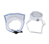 RASTKY Costume de Marin pour Animaux de Compagnie, Ensemble Chapeau et Cape Réglables pour Chat Majestueux, en Coton Respirant, Idéal pour Les Fêtes d'halloween, Tissu pour Animaux de Compagnie