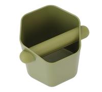 RASTKY Coup de café de Grande capacité - Coup de café ABS 600 Ml Silencieux en Forme de Prisme Hexagonal, Accessoire de Machine à avec Amovible (GREEN)