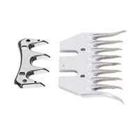 RASTKY Coupe-Laine électrique Coupe Précise Lame à 9 Dents pour Tondeuses Compétentes de Laine Plus Dense, Longue Durée de Vie, Grand écart, 2 X Accessoires de Cisaille à Mouton