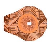 RASTKY Couvercle de Frein à Disque pour Cyclisme en Montagne, Prévention des Taches D'huile, Ajustement instantané pour L'entretien du Lavage, Vélos de 26 à 29 Pouces (Géométrique)