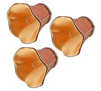 RASTKY Couvercle de Lampe de Lustre en Tissu Européen Chic, pour Ampoules E14, 3 Pièces, pour Décor D'hôtel KTV, Couleur Cuivre