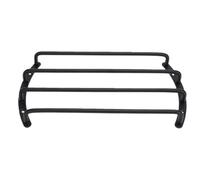 RASTKY Couvercle de Protection de Haut-Parleur, Couvercle de Grille de Haut-Parleur Audio de Voiture en Métal, Finition Noire à 4 Barres avec Construction Robuste Antirouille pour Une (10 Pouces)