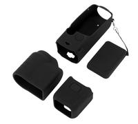 RASTKY Couverture Complète de Protection en Silicone 4 en 1 pour Les Accessoires de Caméra OSMO 3 avec Lanière, des Ouvertures Précises pour Les Ports Fonctionnels (Black)