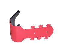 RASTKY Crochet de Guitare Mural en Métal Durable avec Manchon de Protection en Silicone - Conception Incurvée pour Suspendre la Guitare en Toute sécurité pour un Usage Domestique (Rose rouge)