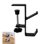 RASTKY Crochets de Sac Pivotants Portables pour Tables, Support de Casque pour étudiants Sous le Bureau, Pince de Suspension de Sac à Dos en Alliage D'aluminium pour école, Bureau, 4,33" X 3,15",