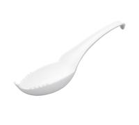 RASTKY Cuillère à Soupe de Nouilles en Plastique de Grande capacité, Conception 2 en 1 pour Ramen, Won Ton, Pho, Cuisine Domestique, Lavable au Lave-vaisselle