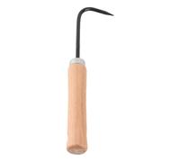 RASTKY Cultivateur de Fouille Extérieure Garden Manuel de Cochet de Désherbage avec Poignée en Bois - Crochet de Racine de Jardinage (Couleur Assortie)
