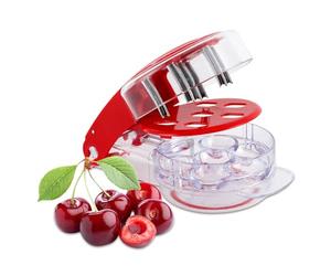 RASTKY Dénoyauteur de Cerises Portable avec Conception de Verrouillage, Utilisation Polyvalente pour Divers Fruits, 1 Paquet