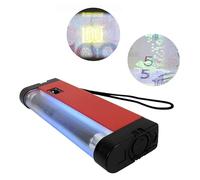 RASTKY Détecteur de Faux Billets UV Portable et Léger, Vérificateur D'argent à Reconnaissance Rapide pour USD RMB JPY EUR GBP, Tube Lumineux 4WT5, pour Magasin, épicerie, Restaurant, Hôtel