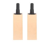 RASTKY Diffuseur de Pierre à Air en Bois pour Aquarium, Machine à Bulles en Bois Naturel pour Eau Marine et Douce, Ensemble de 2 Pièces, Convient à la Pompe à Oxygène à Bulles (S)