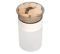 RASTKY Diffuseur de Roche en Pierre de Sel, Humidificateur de 250ml avec Lumières Colorées, Plug and Play, Cadeau pour Personnes, Modèle E855 (WHITE)