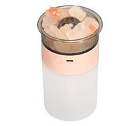 RASTKY Diffuseur de Roche en Pierre de Sel, Humidificateur de 250ml avec Lumières Colorées, Plug and Play, Cadeau pour Personnes, Modèle E855 (PINK)
