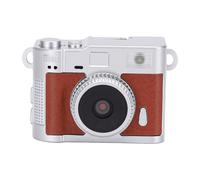 RASTKY Dispositif D'enregistrement Miniature HD 1080P, écran Rabattable de 1,47 Pouce avec Flash intégré, équipement Portable à Longue Endurance pour Voyages et Création Quotidienne (Brown)