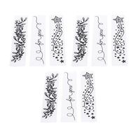 RASTKY Dossier de Gaufrage en Plastique de Fleur de 9 Pièces, Dossier de Gaufrage en Plastique Facile à Utiliser pour les Projets D'artisanat en Papier de Bricolage, Longue Durée de Vie, adapté à la